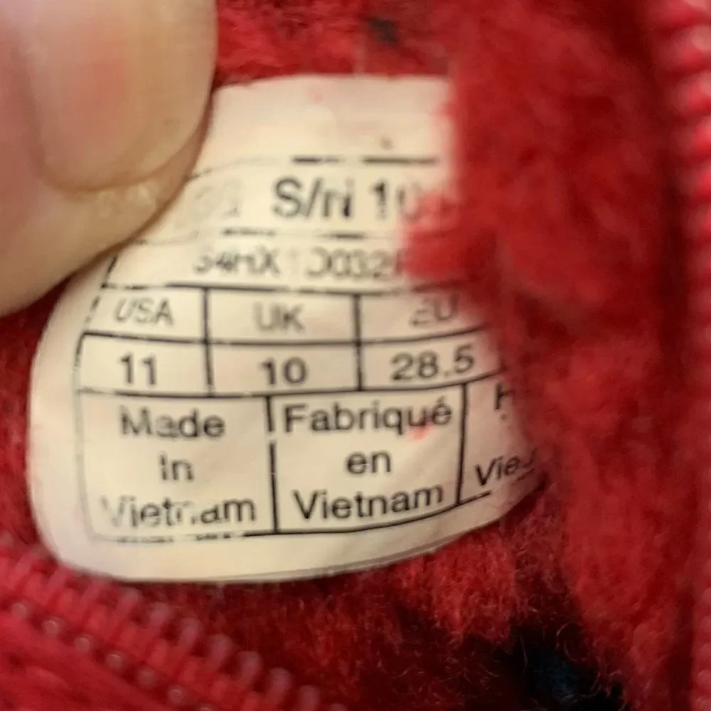 UGG Red Boots Kids Size 11